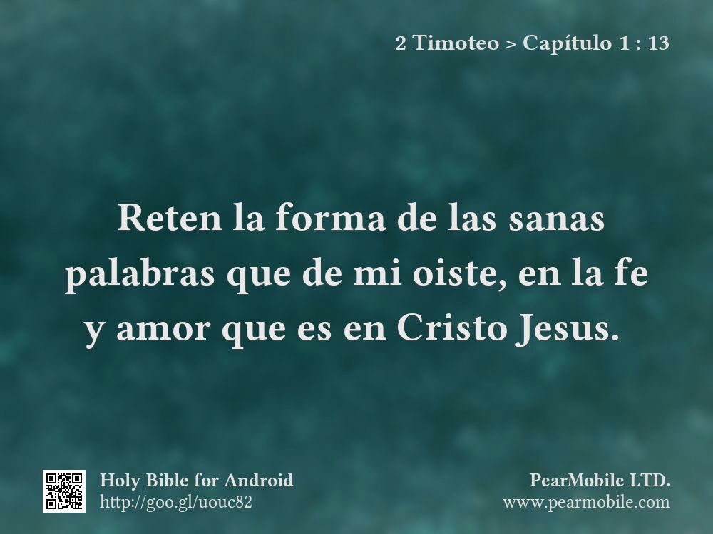 2 Timoteo, Capítulo 1:13